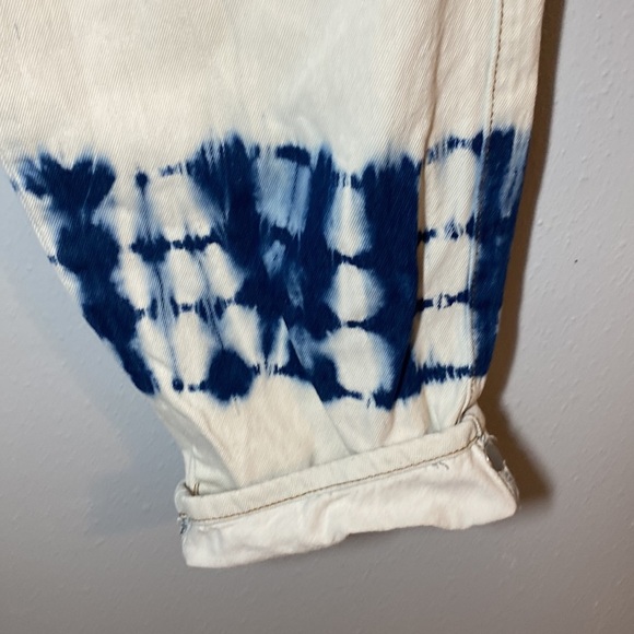 Tie die high rise jeans Size L - Picture 3 of 6